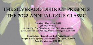 GGAC BSA Silverado poster advertising the traditional District golf tournament