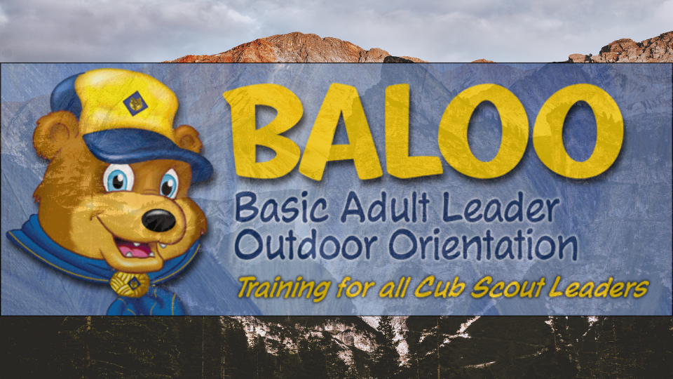 Banner for Basic Adult Leader Outdoor Orienatation