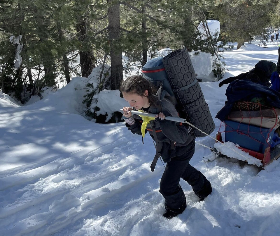 Snow camping